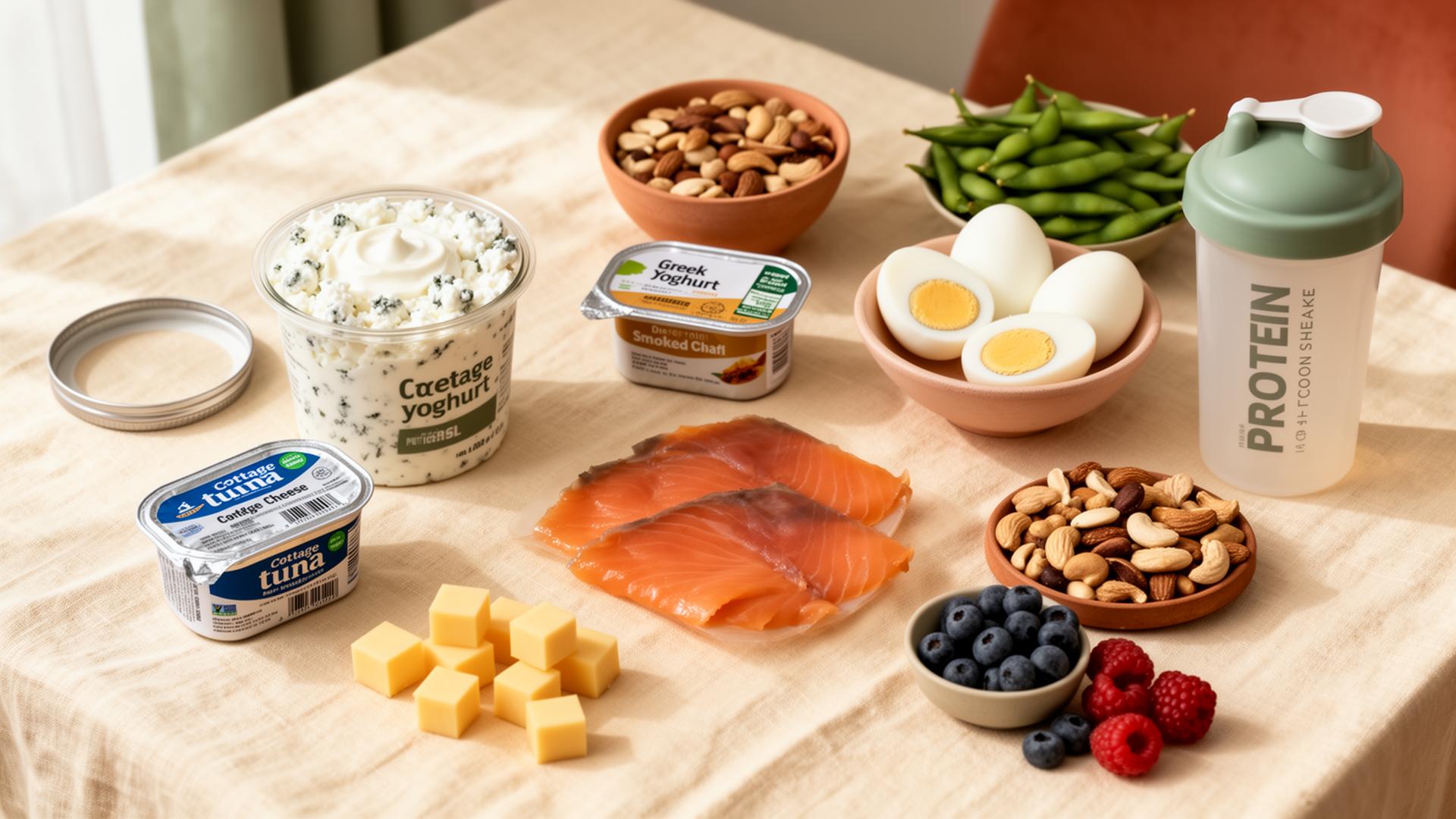 No-cook high-protein foods